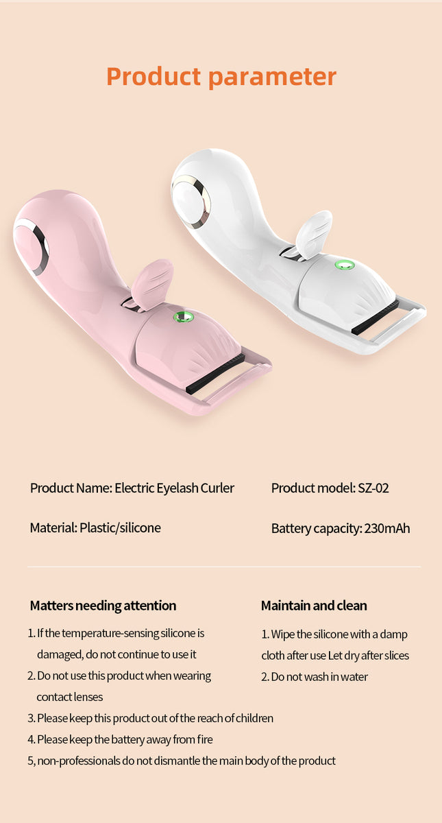 Hot Eyelash Curler Smart Charging Three-speed Temperature Control